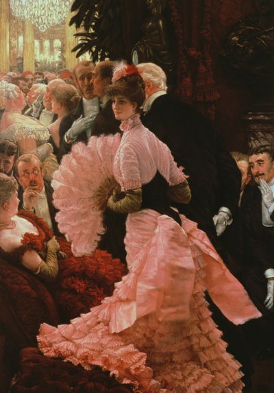 レセプションまたはL&39;Ambitieuse（政治女性）c.1883-85 作： James Jacques Joseph Tissot